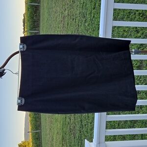 Brand New Talbots Black Wool Pencil Skirt Size 6P